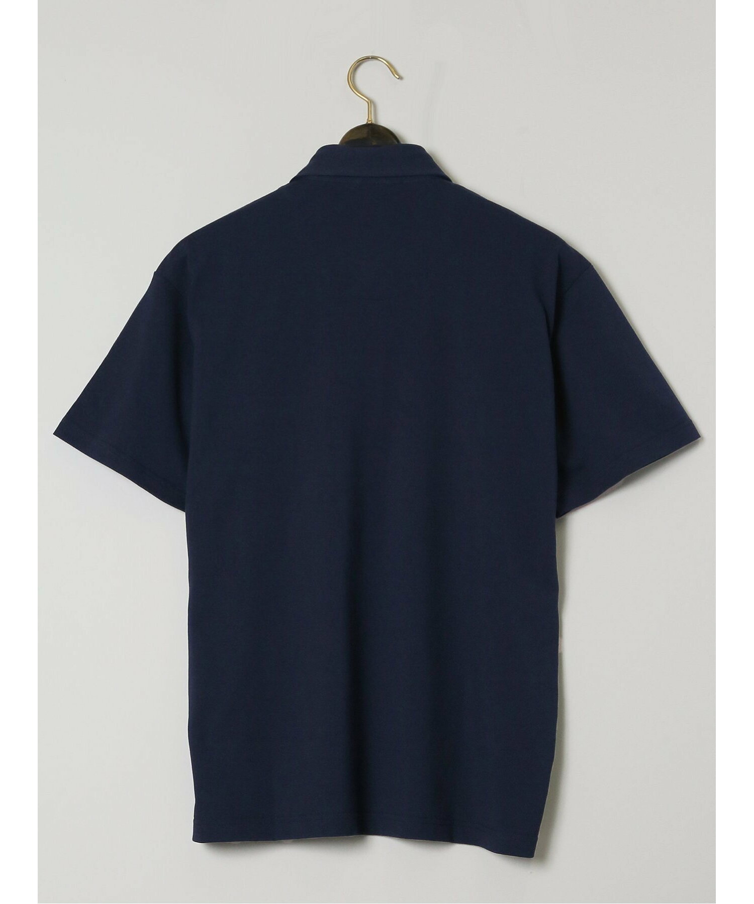 【大きいサイズ】ジム/GIM 鹿の子 ワイドカラー半袖ポロシャツ